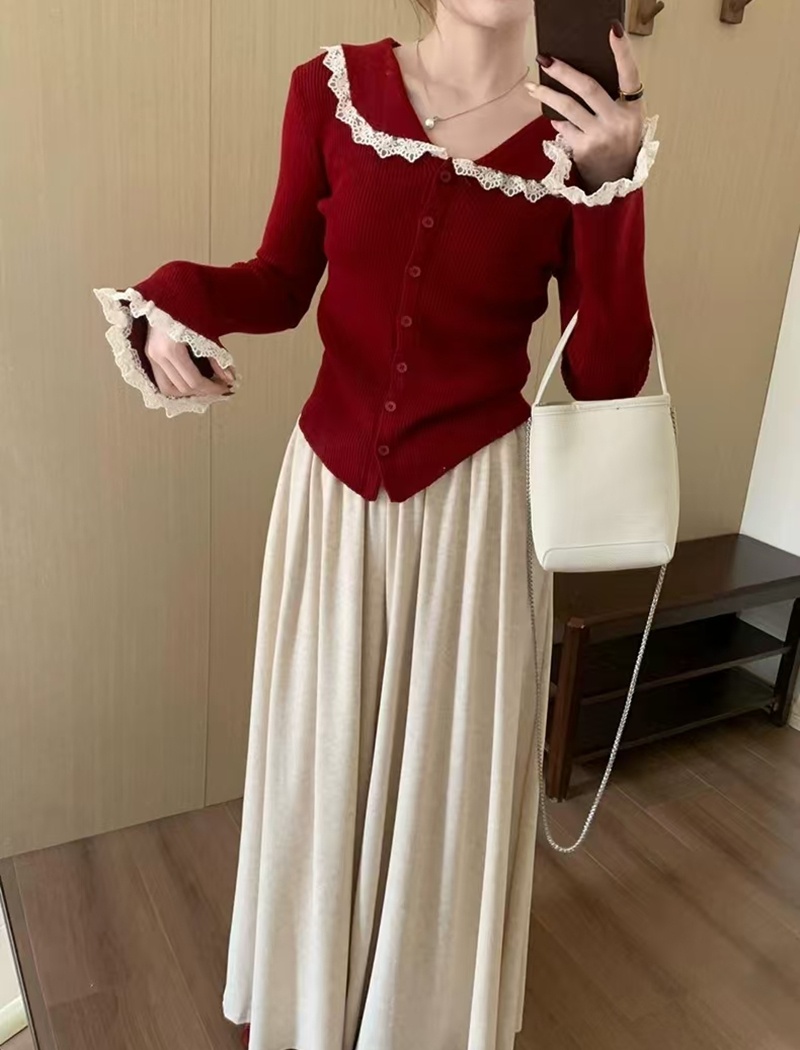 Korean style all-match cardigan Casual sweater for women