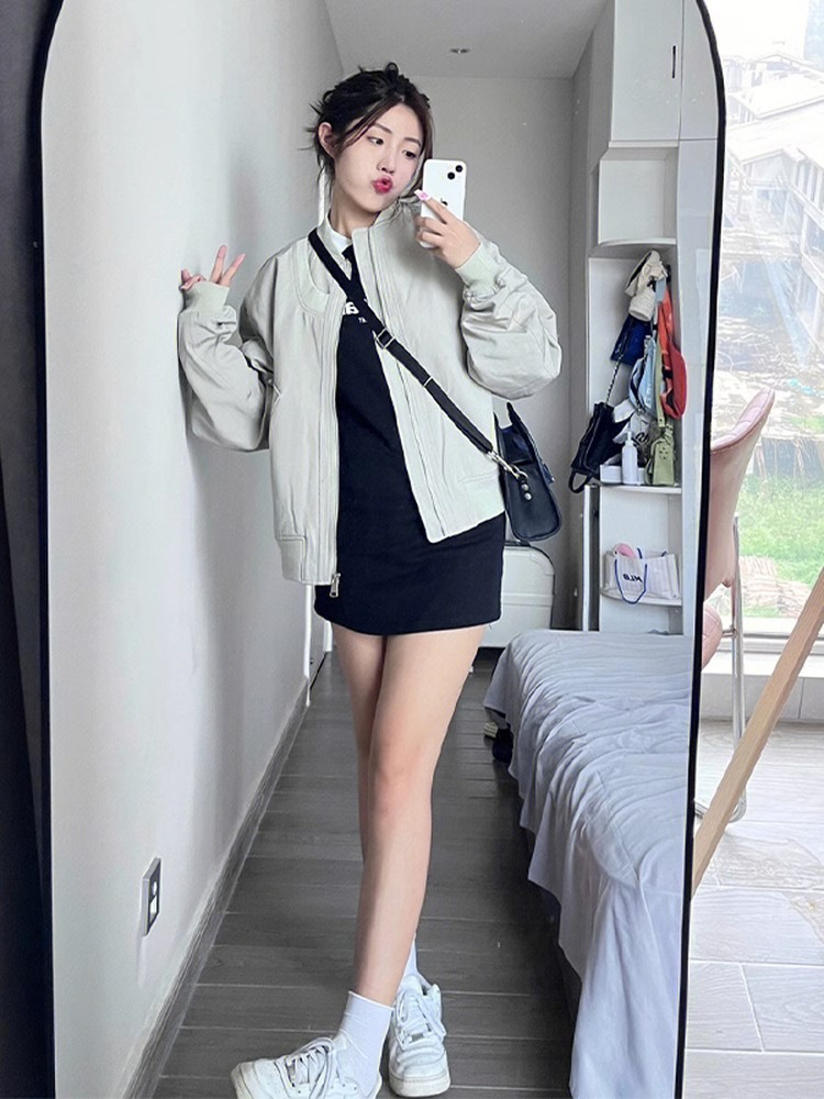 Spring and autumn American style coat niche jacket for women