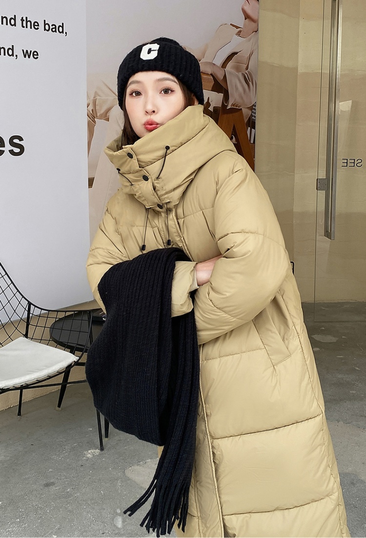 Korean style bread clothing long coat for women