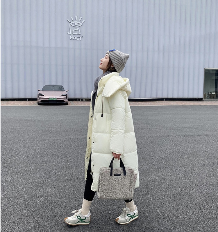 Korean style bread clothing long coat for women