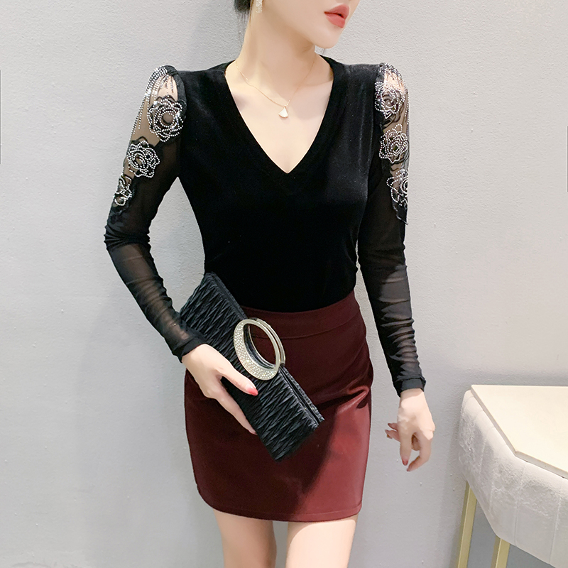 Korean style small shirt fashion T-shirt for women