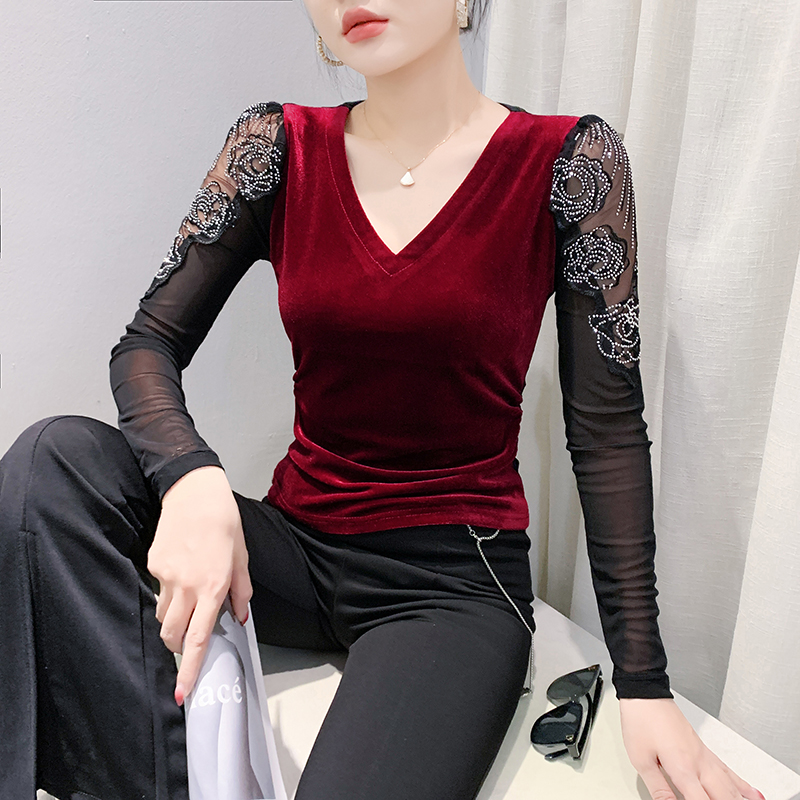 Korean style small shirt fashion T-shirt for women