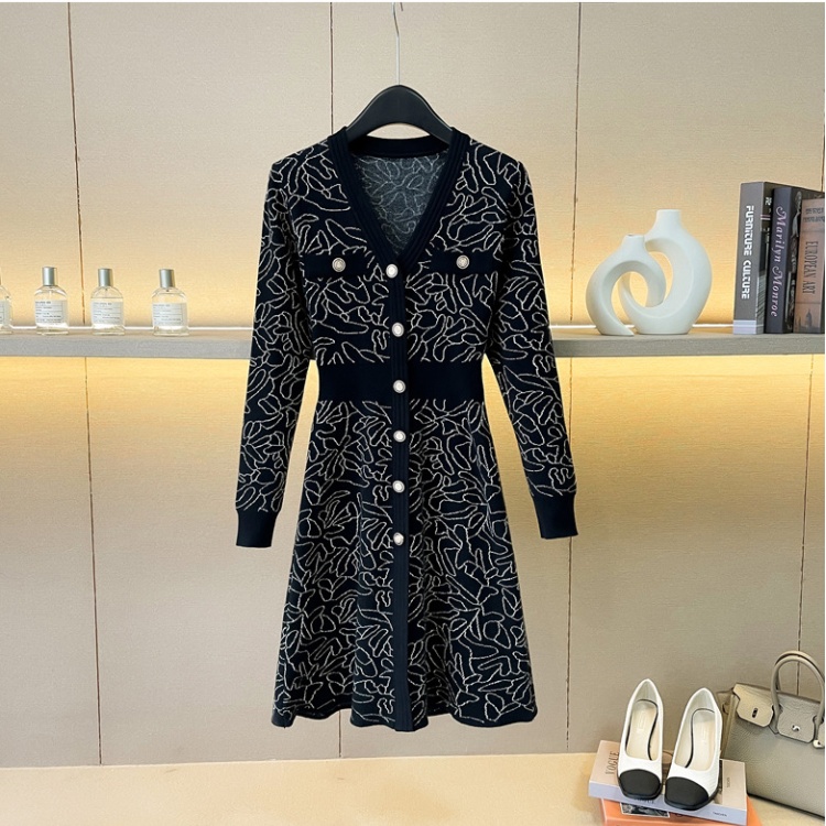 Autumn and winter sweater dress dress for women