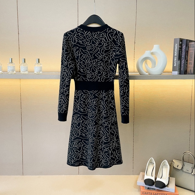 Autumn and winter sweater dress dress for women