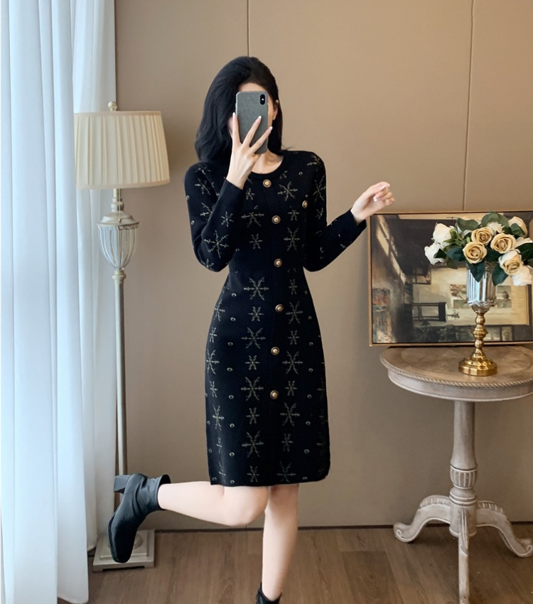 Chanelstyle dress sweater dress for women