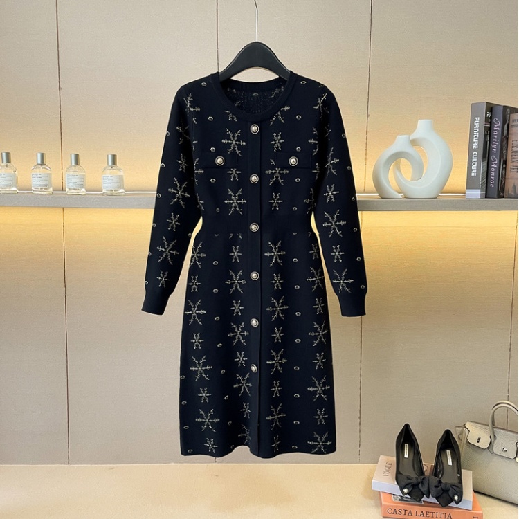 Chanelstyle dress sweater dress for women