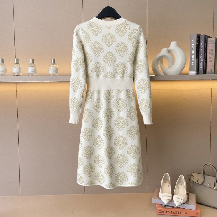 A-line sweater dress chanelstyle dress for women