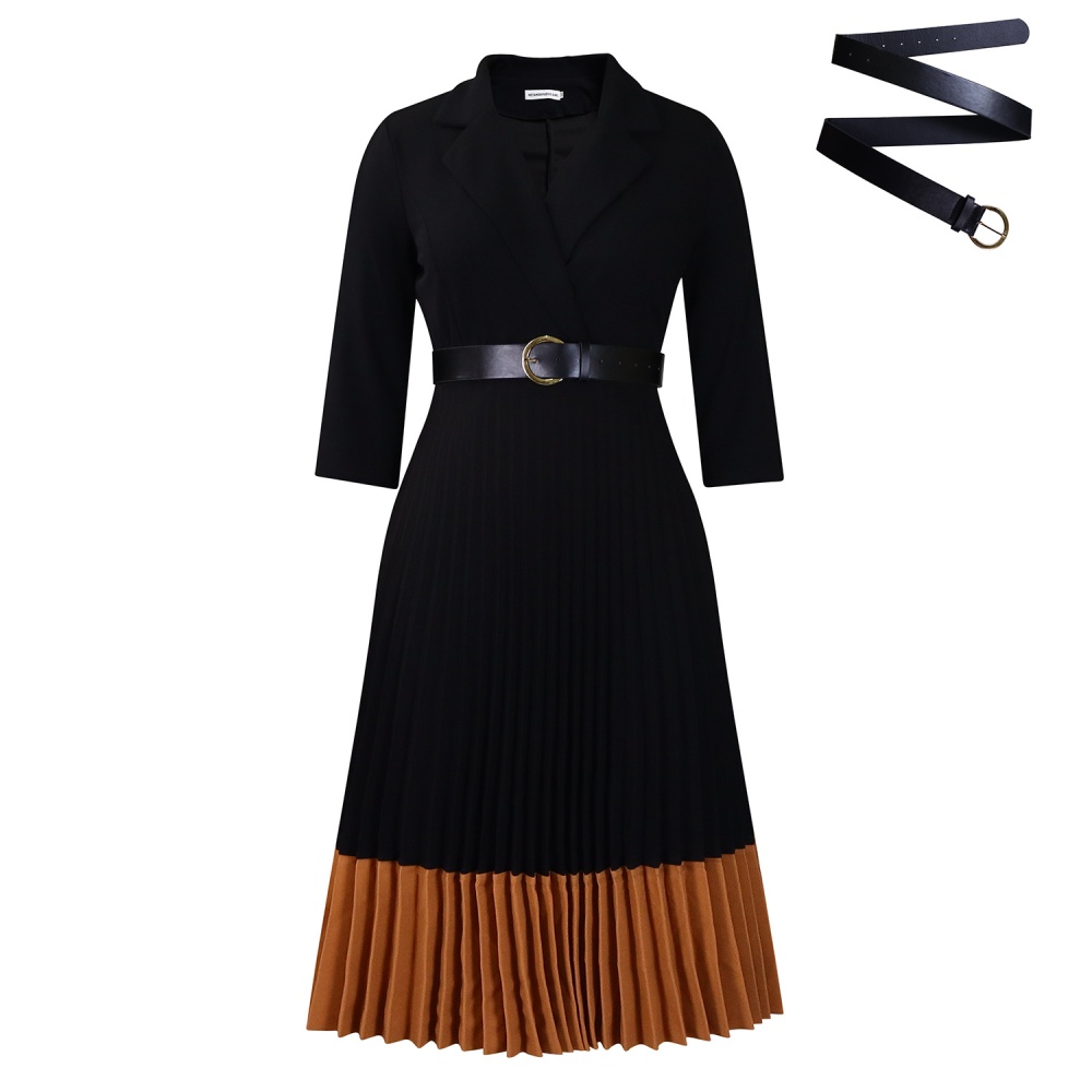 Elegant dress crimp business suit for women