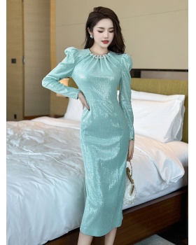 Banquet slim dress party sequins formal dress