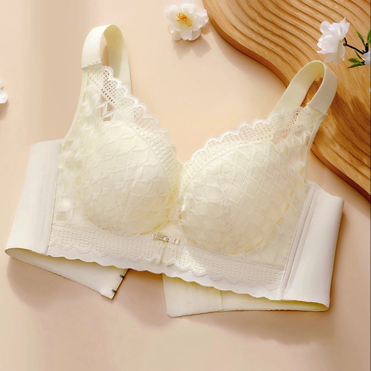 Gather large yard adjustable Bra big chest thin underwear