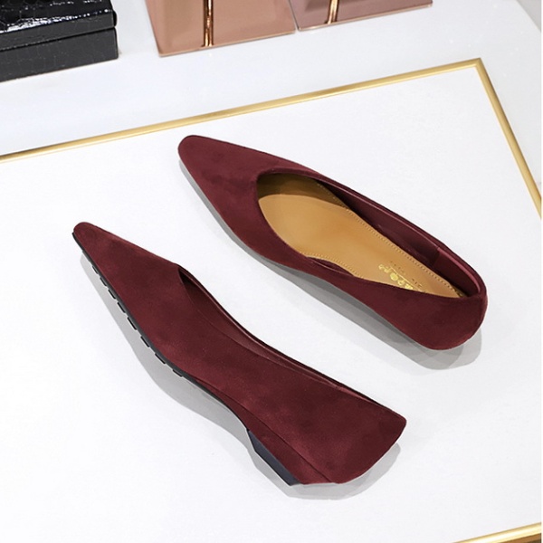 Simple cozy all-match broadcloth slipsole low shoes for women