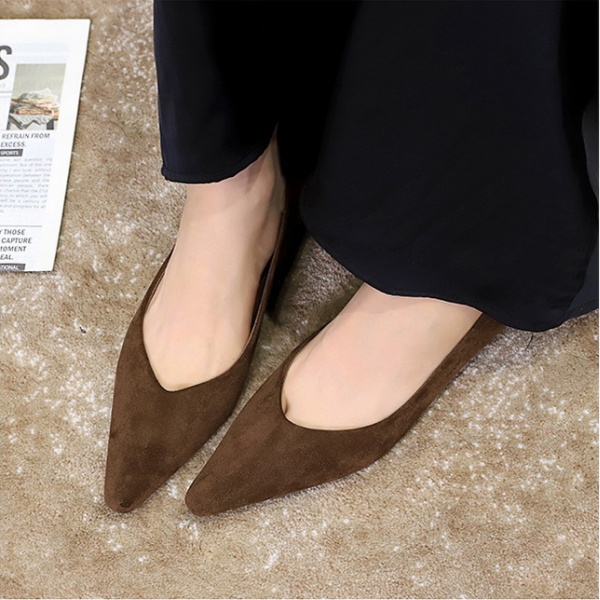 Simple cozy all-match broadcloth slipsole low shoes for women