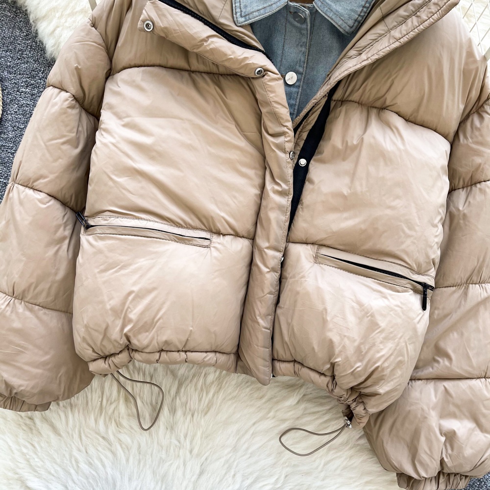 Thick winter coat Pseudo-two thermal bread clothing for women