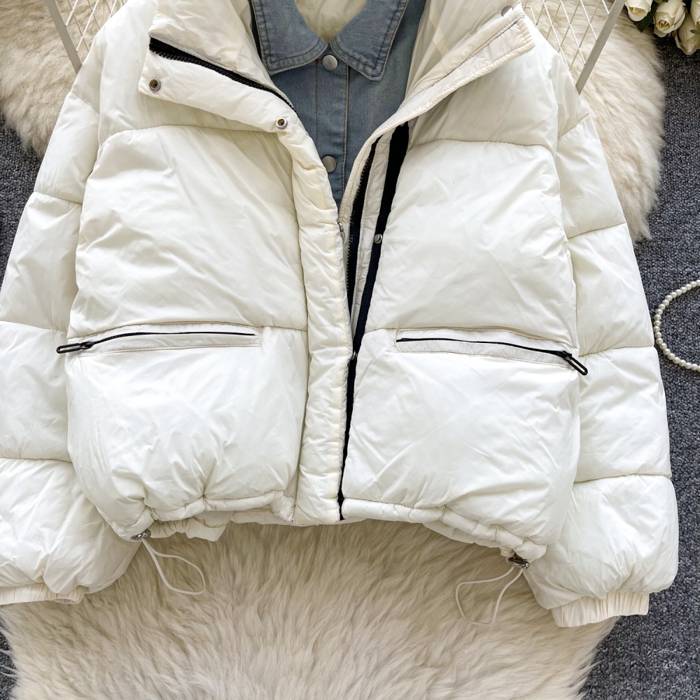 Thick winter coat Pseudo-two thermal bread clothing for women