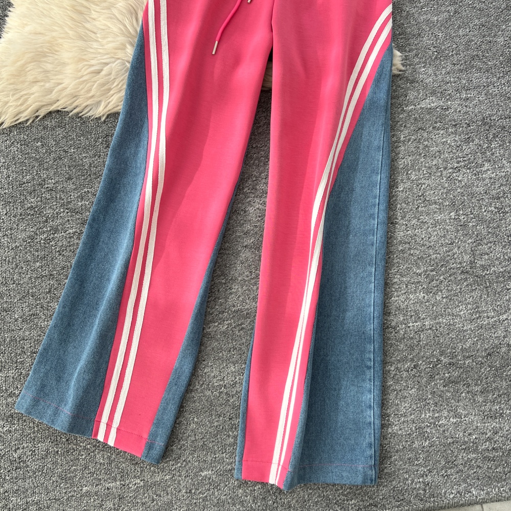 Korean style long pants Casual hoodie a set for women