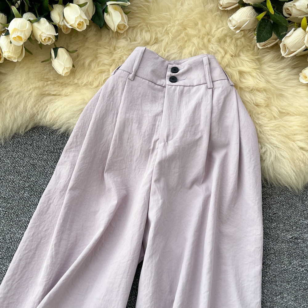 Straight pants all-match loose casual pants for women