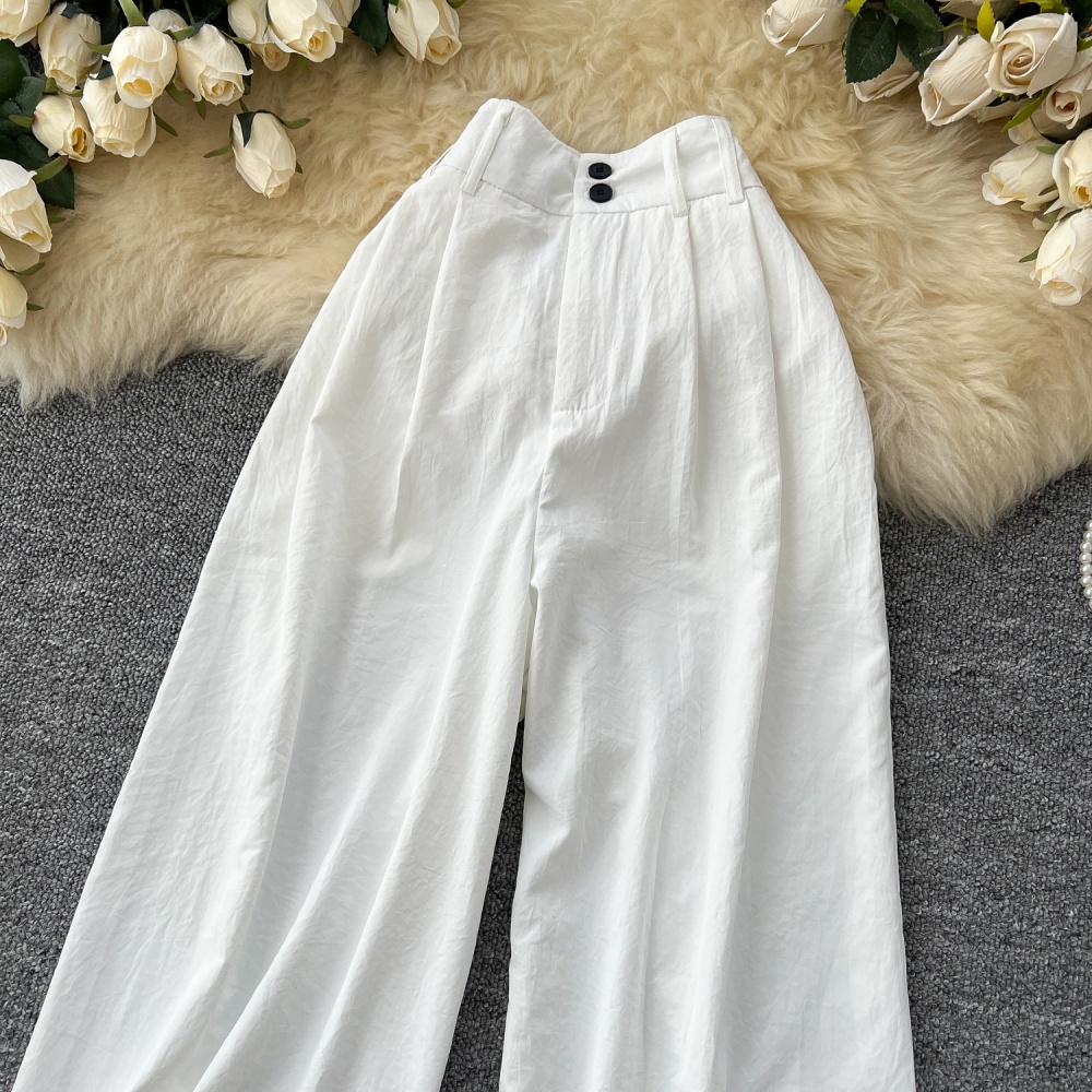 Straight pants all-match loose casual pants for women