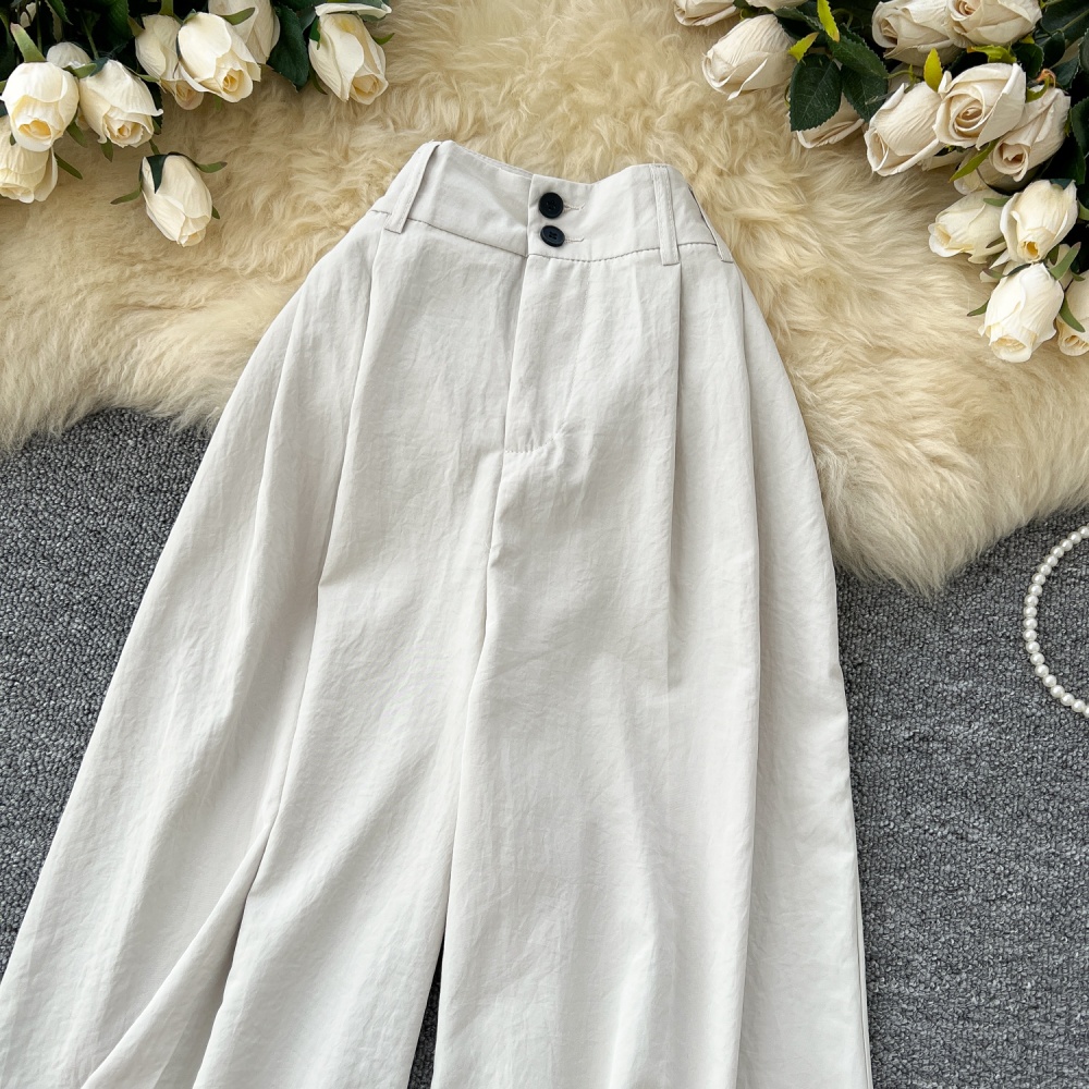 Straight pants all-match loose casual pants for women