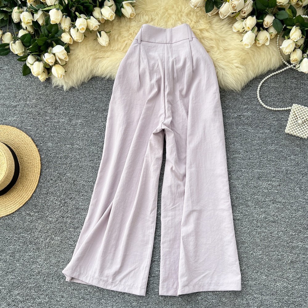 Straight pants all-match loose casual pants for women