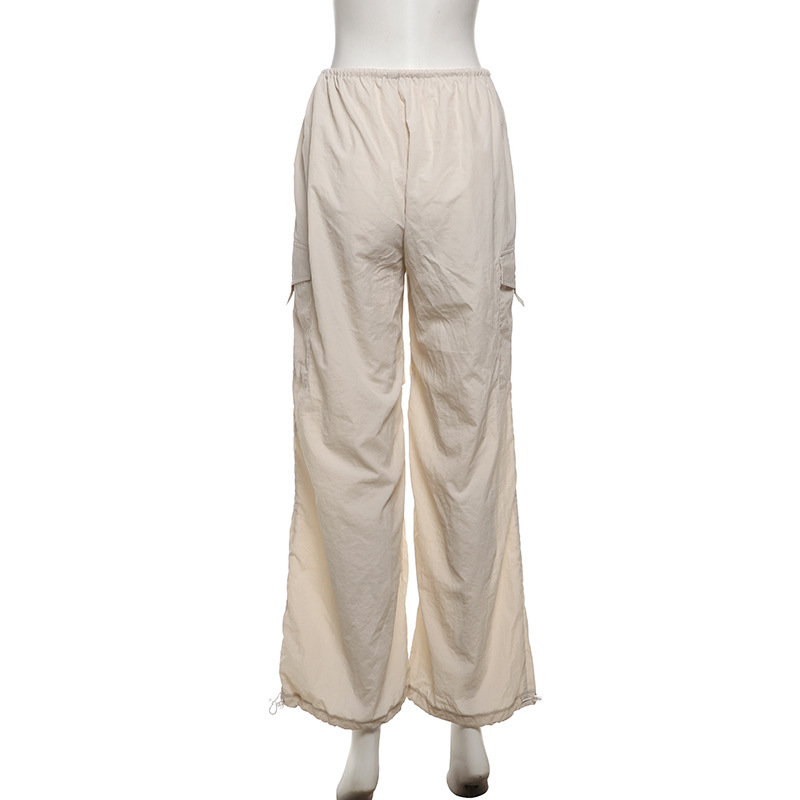 Bandage long pants personality casual pants