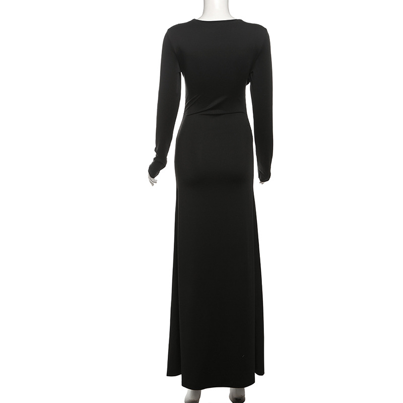 Temperament autumn and winter long dress sexy dress for women