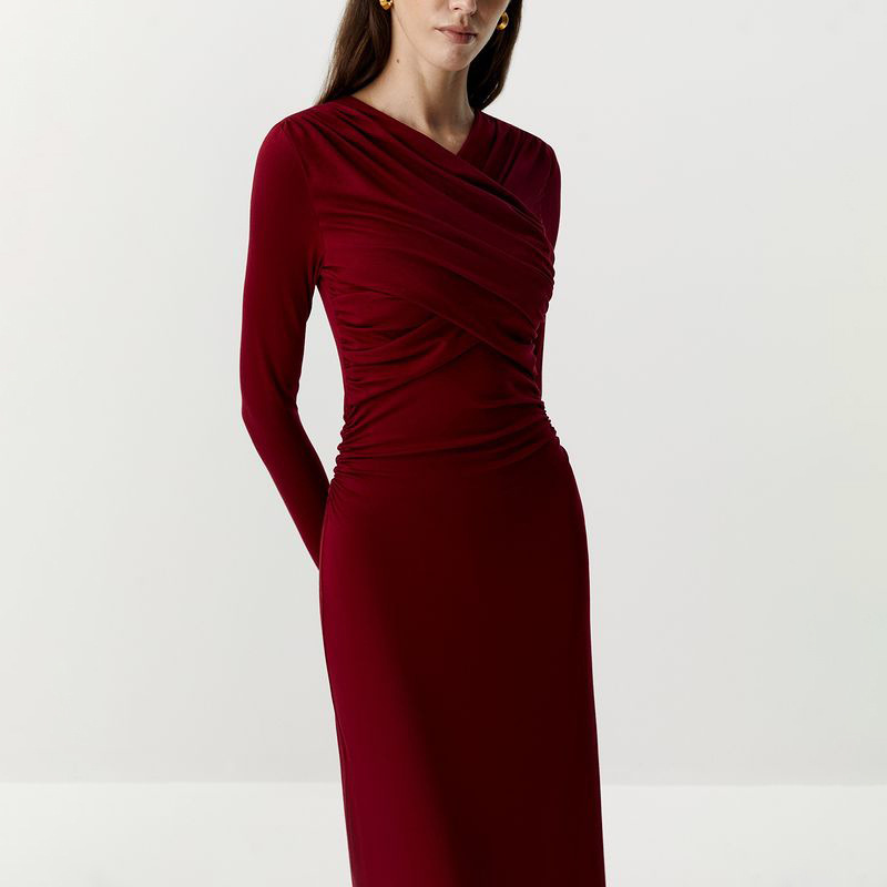 Temperament autumn and winter long dress sexy dress for women