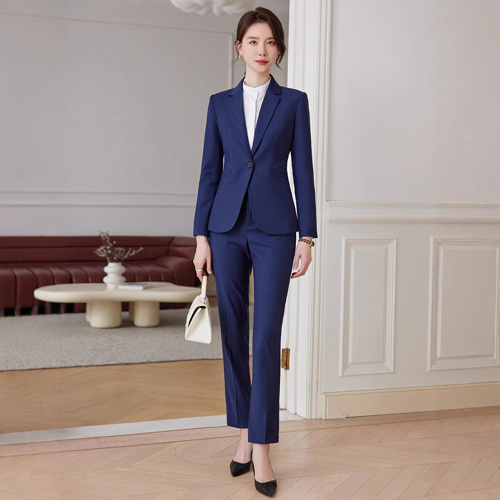 Overalls casual pants business suit 2pcs set for women