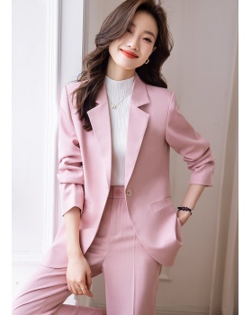 Fashion coat commuting business suit 2pcs set for women