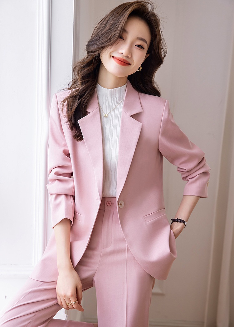 Fashion coat commuting business suit 2pcs set for women