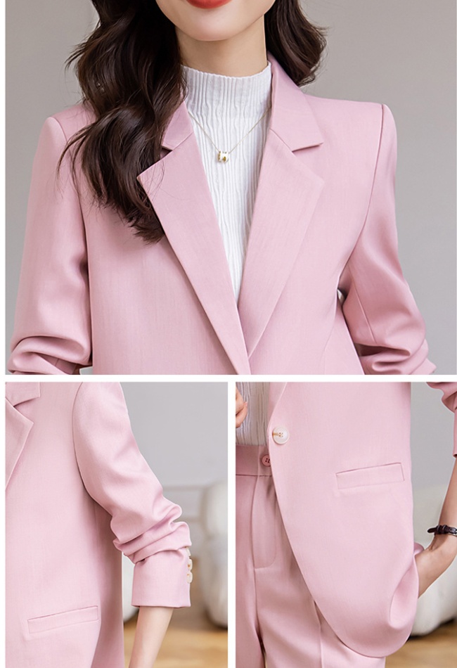 Fashion coat commuting business suit 2pcs set for women