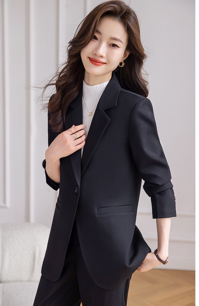 Fashion coat commuting business suit 2pcs set for women