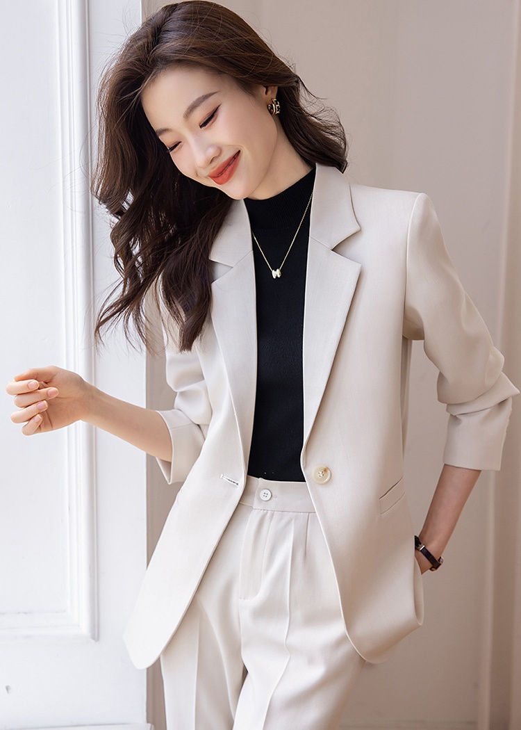 Fashion coat commuting business suit 2pcs set for women