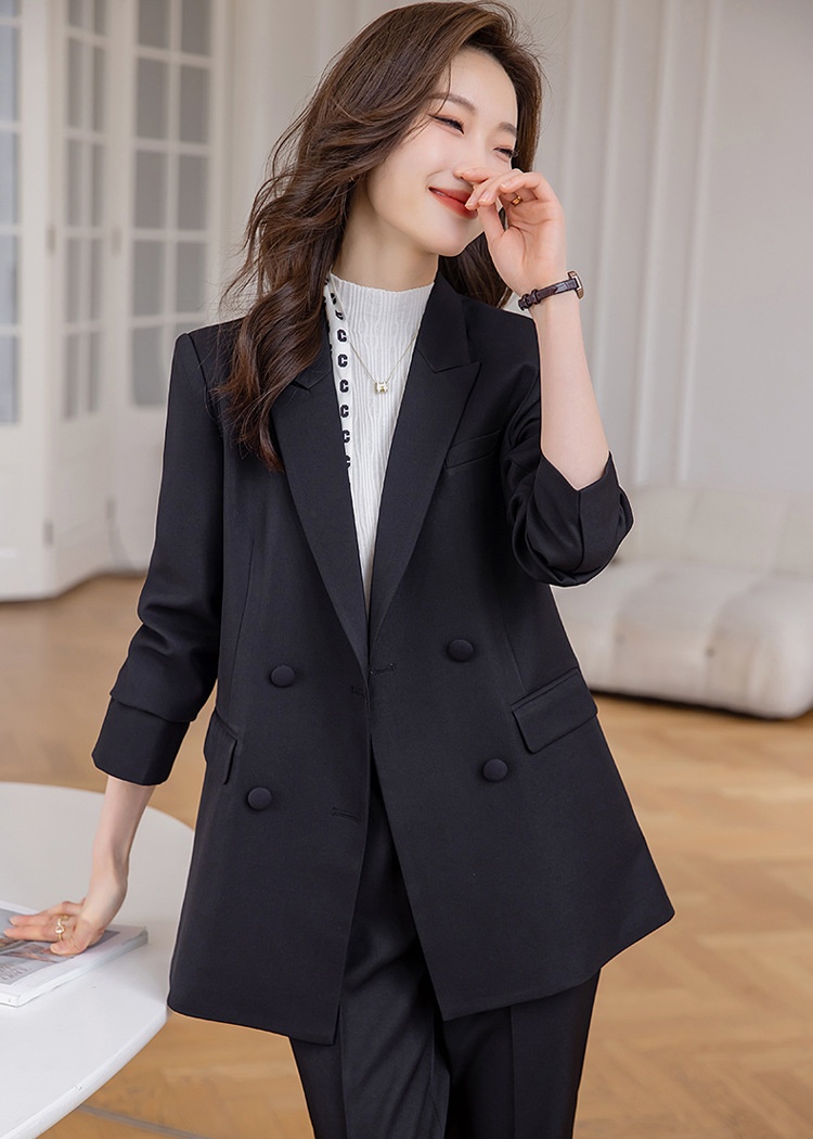 Autumn coat Casual business suit 2pcs set for women