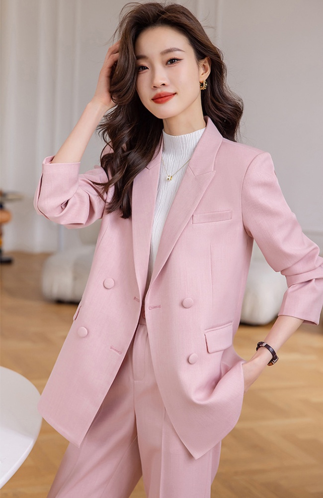 Autumn coat Casual business suit 2pcs set for women