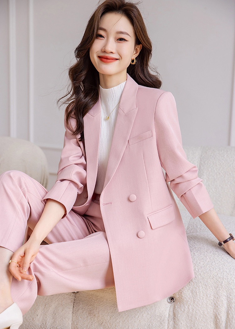 Autumn coat Casual business suit 2pcs set for women