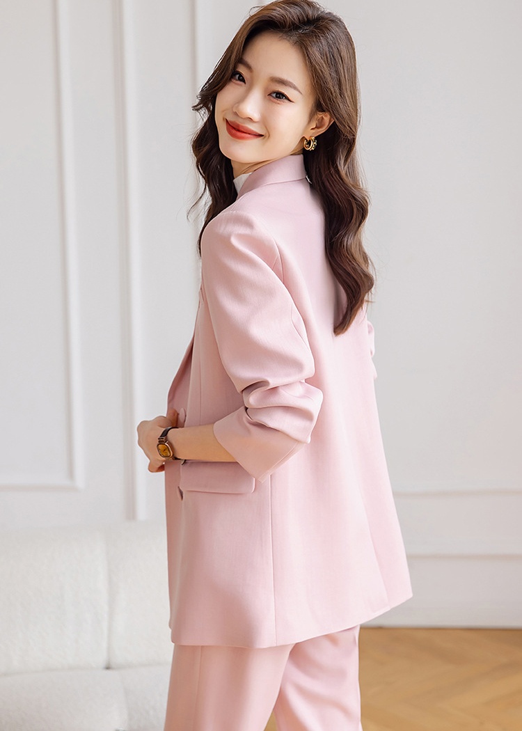 Autumn coat Casual business suit 2pcs set for women