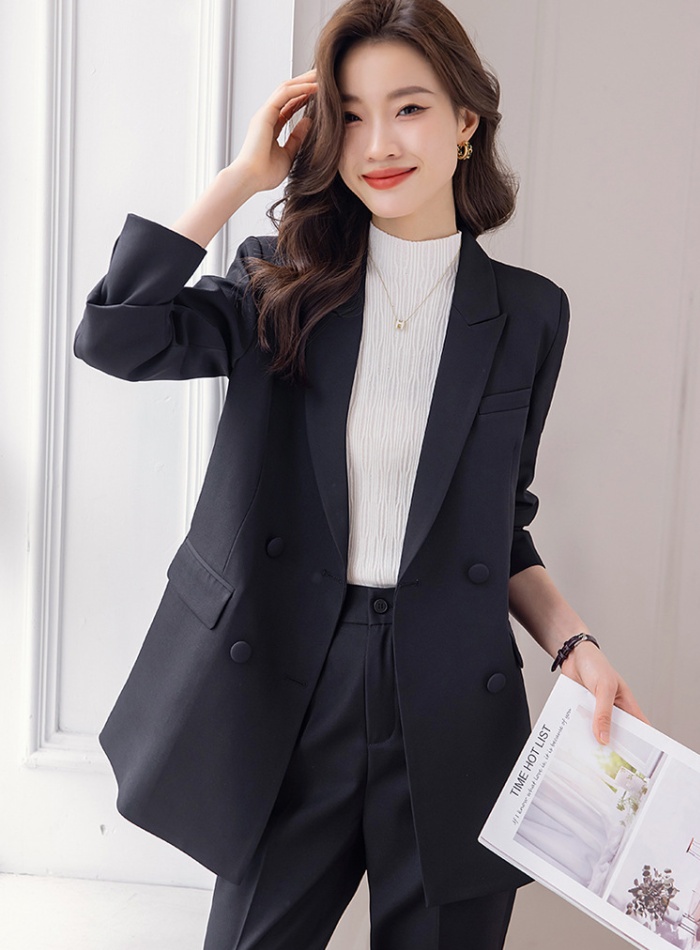 Autumn coat Casual business suit 2pcs set for women