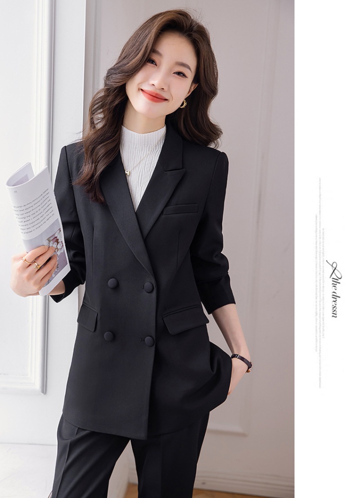 Autumn coat Casual business suit 2pcs set for women