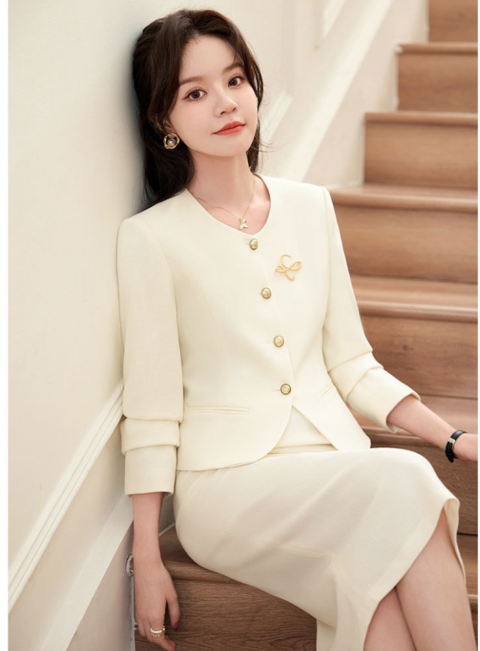 Chanelstyle business suit host skirt 2pcs set for women