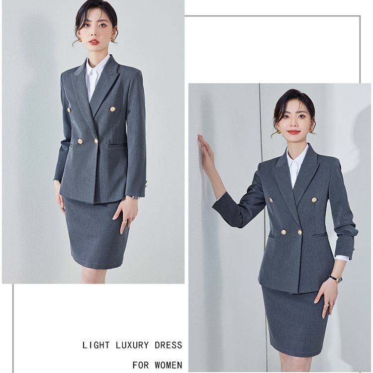 Spring and autumn coat business suit 2pcs set for women