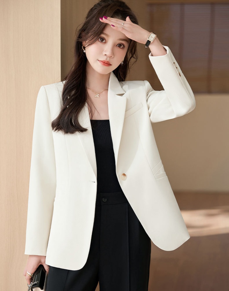 Casual fashionable spring coat temperament black tops