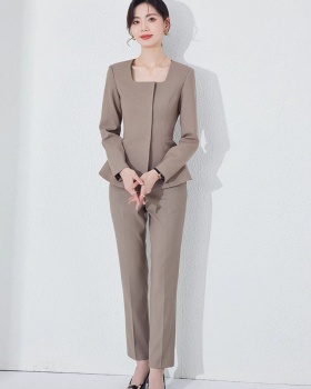 Spring and autumn casual pants business suit 2pcs set