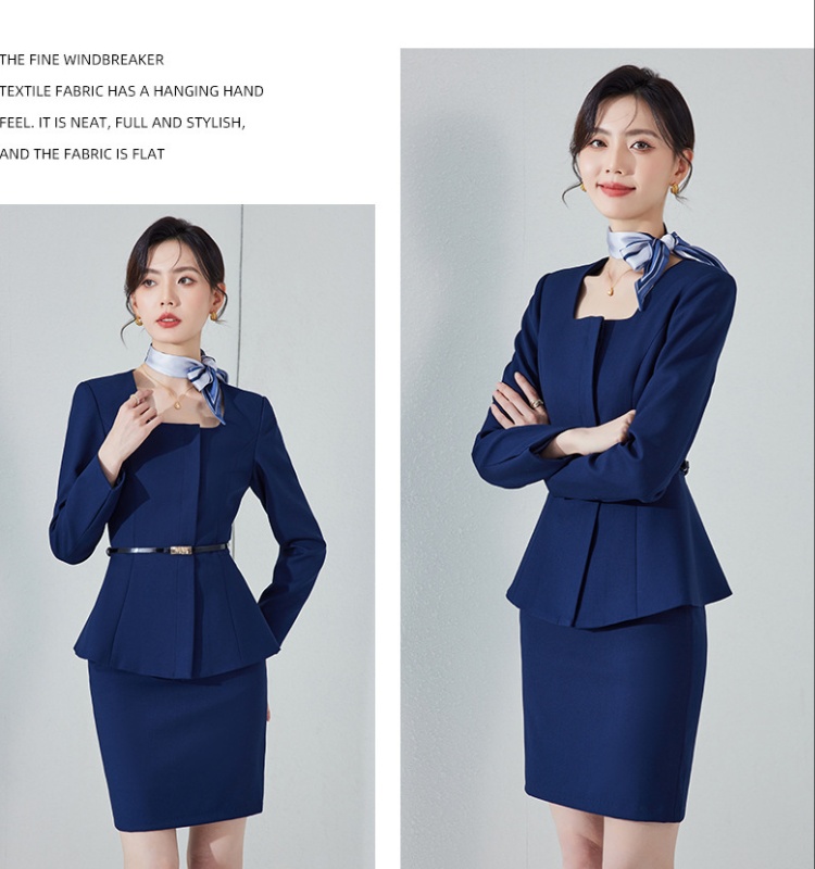 Spring and autumn business suit skirt 2pcs set