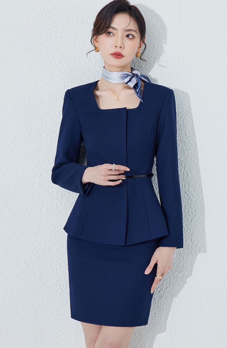 Spring and autumn business suit skirt 2pcs set