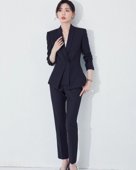 Profession business suit commuting suit pants 2pcs set