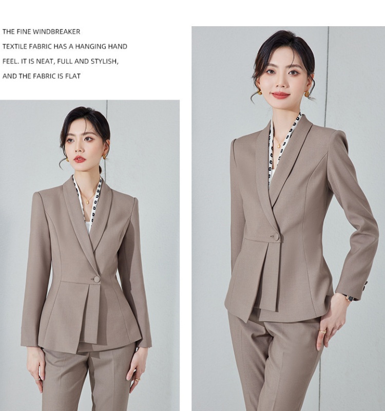 Profession business suit commuting suit pants 2pcs set