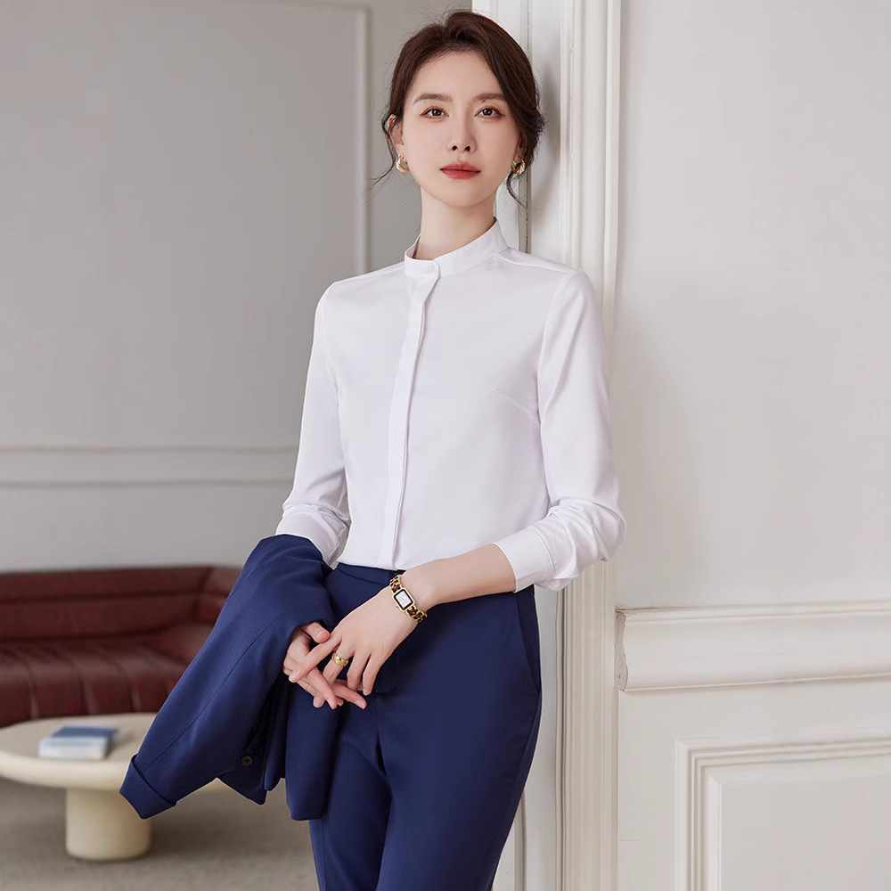 Spring and autumn suit pants temperament shirt 2pcs set