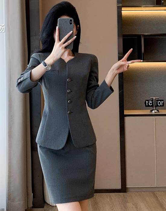 Autumn business suit 2pcs set for women