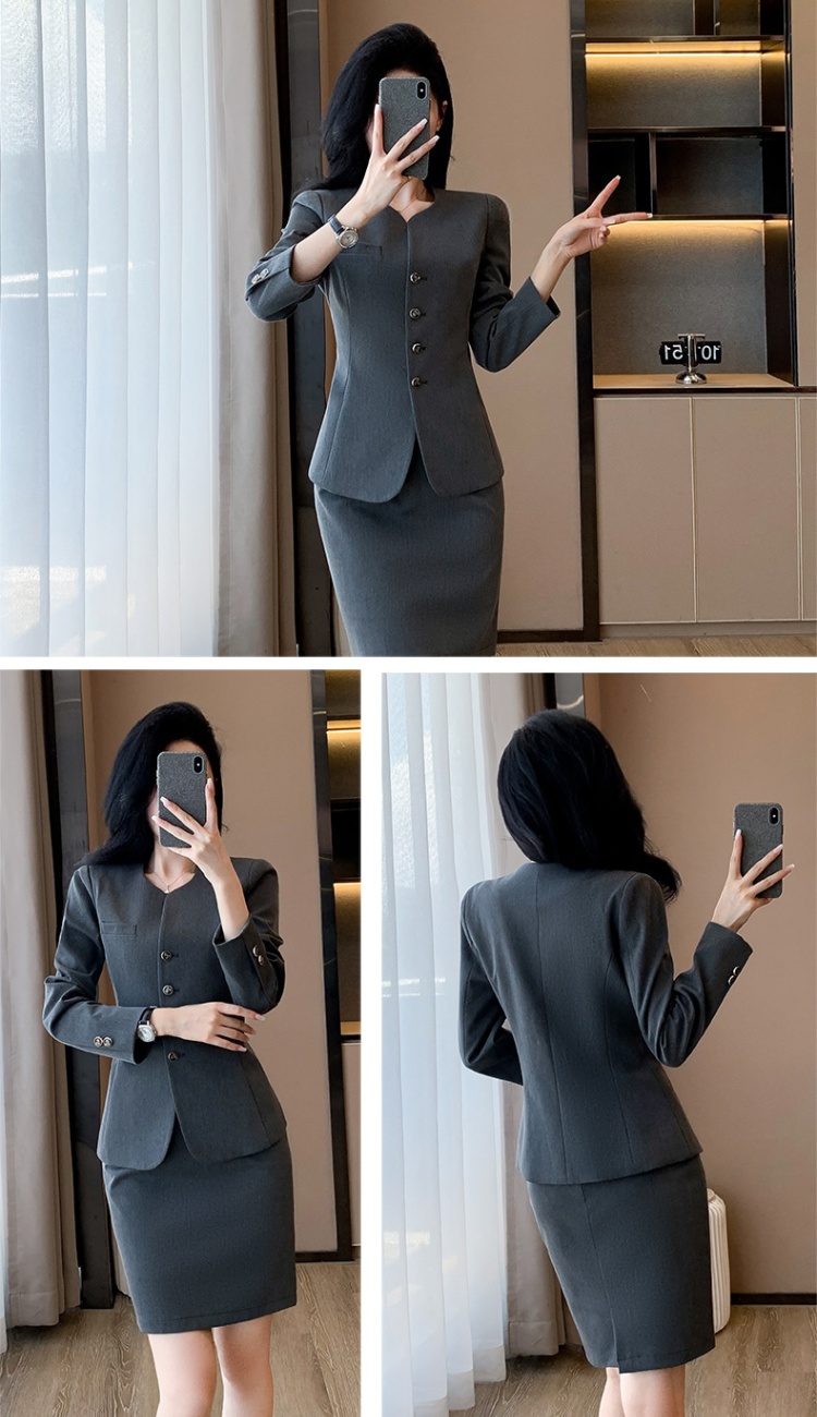 Autumn business suit 2pcs set for women