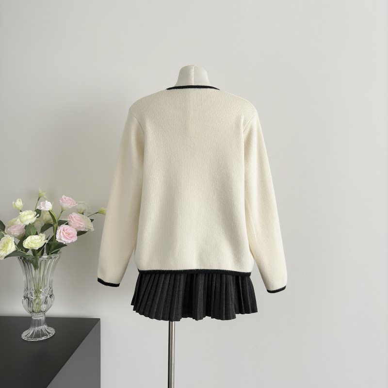 Spring and autumn cardigan small fellow tops for women